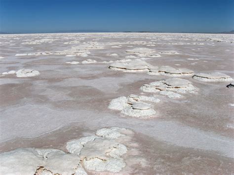 Salt Crust On Great Salt Lakes North Arm Utah Geological Survey