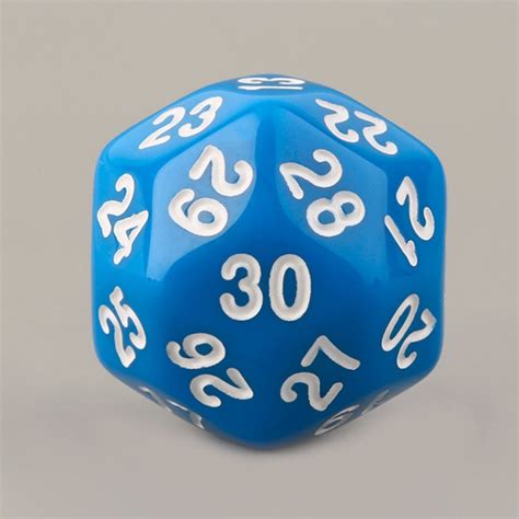 1pc 30 Sided Dice 8 Colors Plastic Cubes Dice 25mm Wish