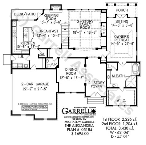 Awesome comfort and accessibility can be a reality when you choose from house plans that have first floor master bedrooms. Alexandria House Plan 05184 - Garrell Associates, Inc.