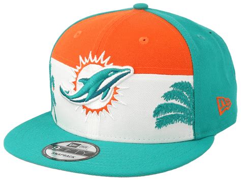 Miami Dolphins 9fifty Nfl Draft 2019 Orangewhiteteal Snapback New