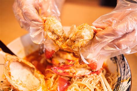 Crabs, crustaceans are bottom feeders thus unclean, also to solidify their flesh from gel to the meat we eat they must be boiled which a cooking method religiously frowned upon in islam. ICHIKOKUDO Review: New chilli crab ramen for a limited ...