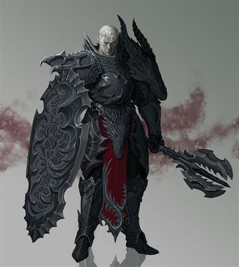 Artstation Dark Dragon Hareum Lim Fantasy Character Design