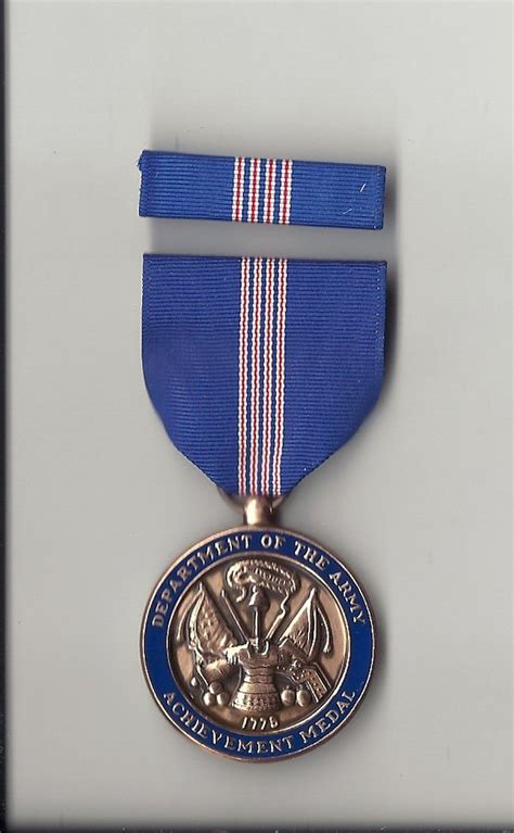 An award of 9 army achievement medals would be shown by the original medal pinned with a silver oak leaf cluster (for 5 awards) and 4 bronze oak leaf they have pretty much any award you might be trying to find. Army Civilian Achievement Award medal for Civilian Service ...