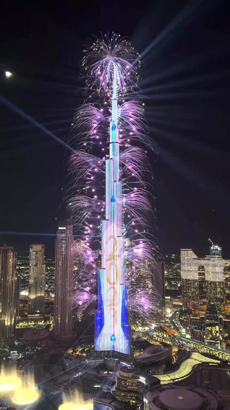 New Year Celebration 2023 In Dubai Burj One News Page Video