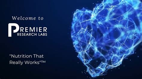 Premier Research Labs Welcome Video Youtube