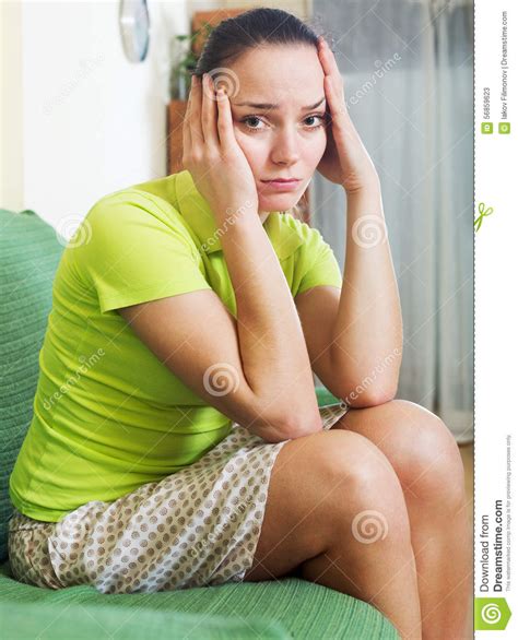 Depressed Female Stock Image Image Of Love Issues Long 56859623