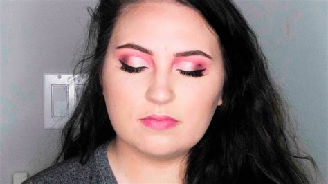 Pink Cut Crease Client Makeup Tutorial Kelsey Shannon Youtube