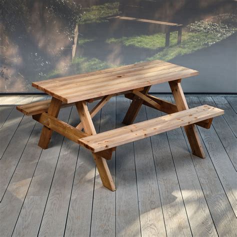 A Frame Picnic Table 6 Seater