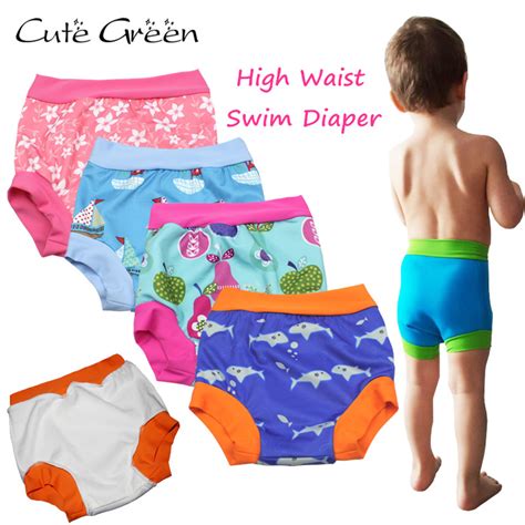 High Waist Baby Swim Diaper For Baby Swimmingreusable Swimming Diapers