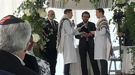 after endorsing same sex marriages a us orthodox rabbi performs his first the times of israel
