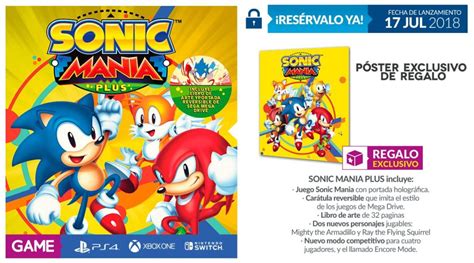 Heres A Look At Spains Sonic Mania Plus Pre Order