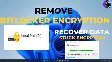 How To Remove Bitlocker Encryption In Windows 11 Recover Data From