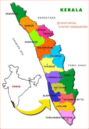 It is an interactive kerala map, click on any object to get datiled description. kerala news: Kerala population and Census