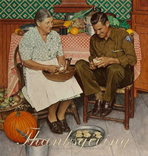 23 Norman Rockwell Thanksgiving Paintings