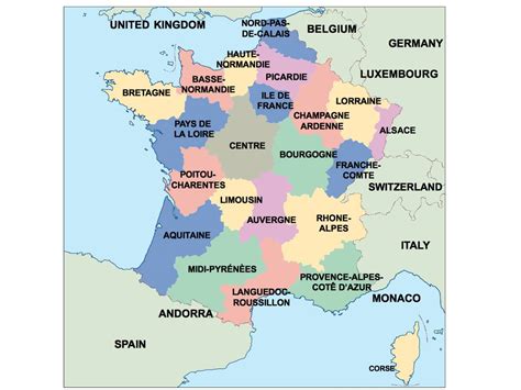 France Presentation Map Vector World Maps