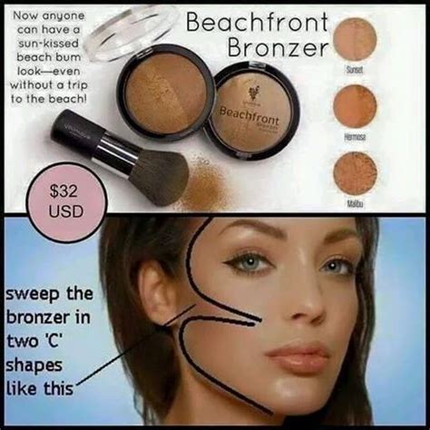 Use a bronzer for contouring your. Beachfront Bronzer Younique contour bronzing sunset ...