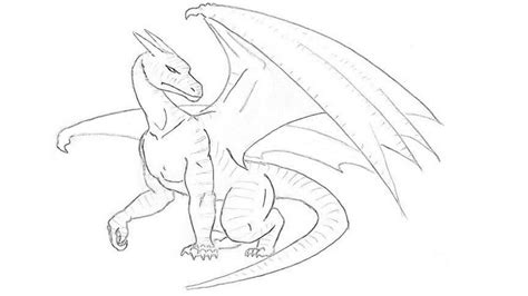 Wefalling How To Draw A Dragon Body Step By Step Easy