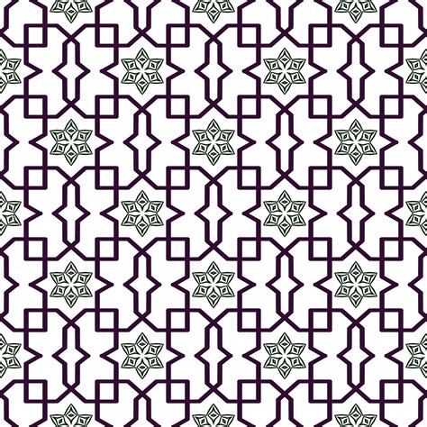 Traditional Arabic Tangled Pattern Seamless Vector Background 650201