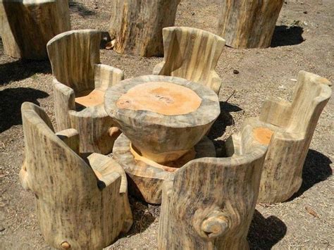 Unique Furniture Made From Tree Stumps And Logs The Owner Builder Network