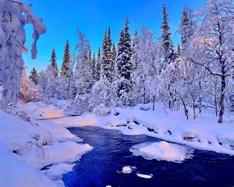 Water Winter River Snow Landscape Wallpapers HD Desktop And Mobile Backgrounds