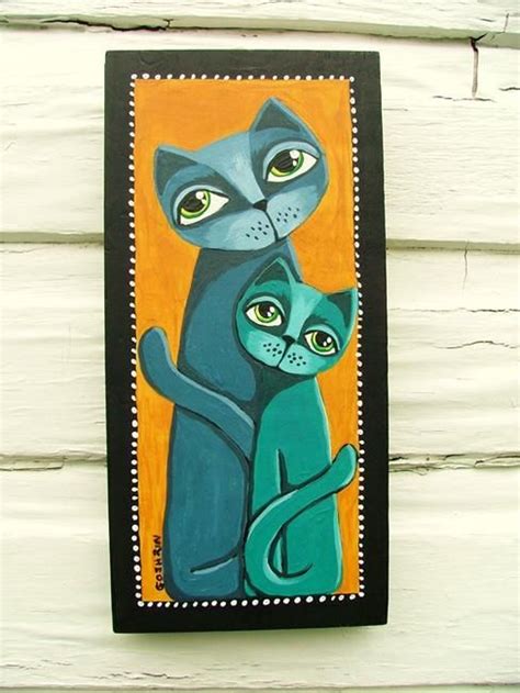Art Sweet Blues By Cindy Bontempo Goshrin From My Cats Cat