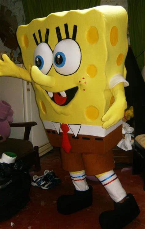 Spongebob Mascot Costume Adult Spongebob Costume For Sale Etsy