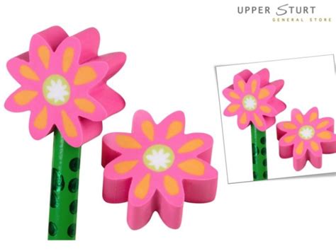 Flower Eraser Topper 1 Piece Upper Sturt General Store