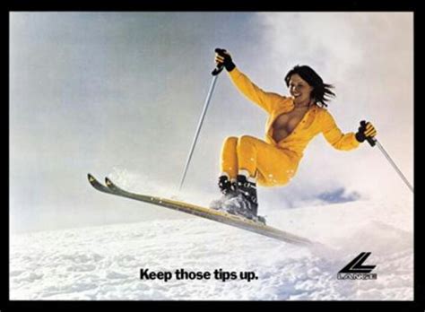 Tips Up Ski Girl Vintage Ski Vintage Ski Posters