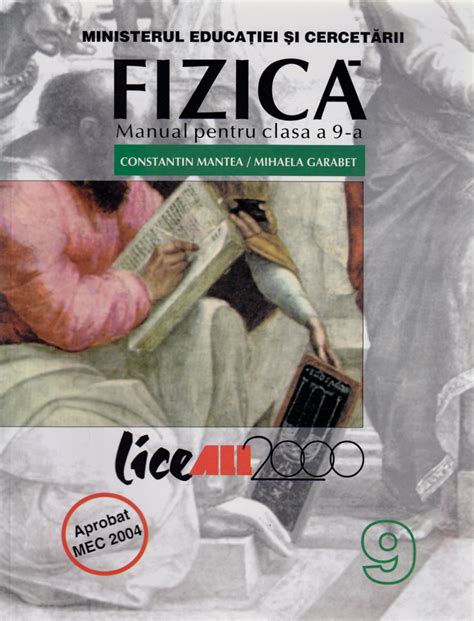 Manual Fizica Clasa 9 Pdf Autor Mantea Constantin Garabet Mihaela