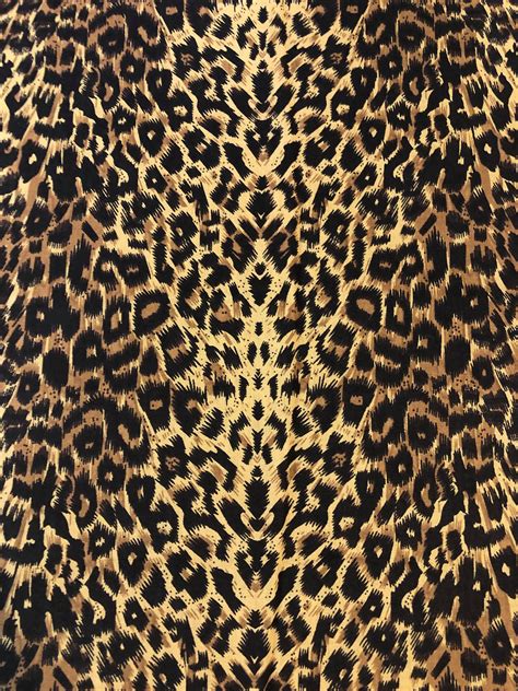 Leopard Fabric 100 Cotton Leopard Print Fabric 14 Yard 12 Yard