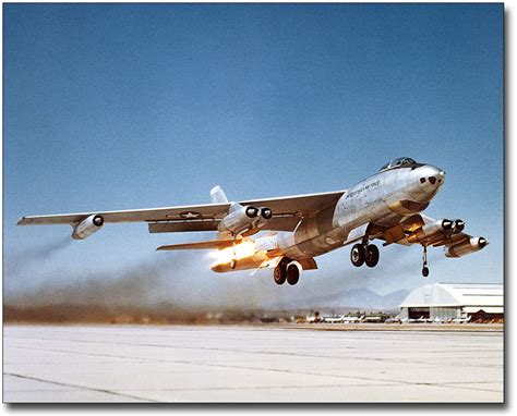 B 47 Stratojet Bomber Rocket Assist Takeoff 11x14 Silver Halide Photo
