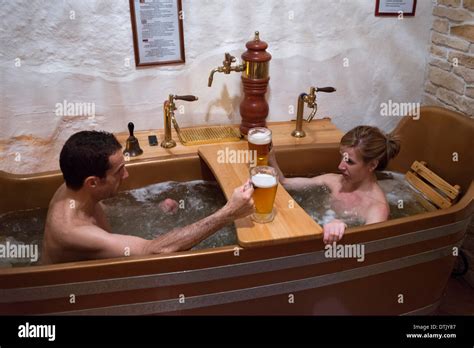 Immerse Yourself In A True Spa Naked Beer Bernard Beer Spa Prague