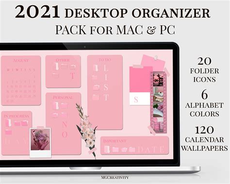 Wallpaper Desktop Organizer Calendar Desktop Wallpaper Organizer 2021