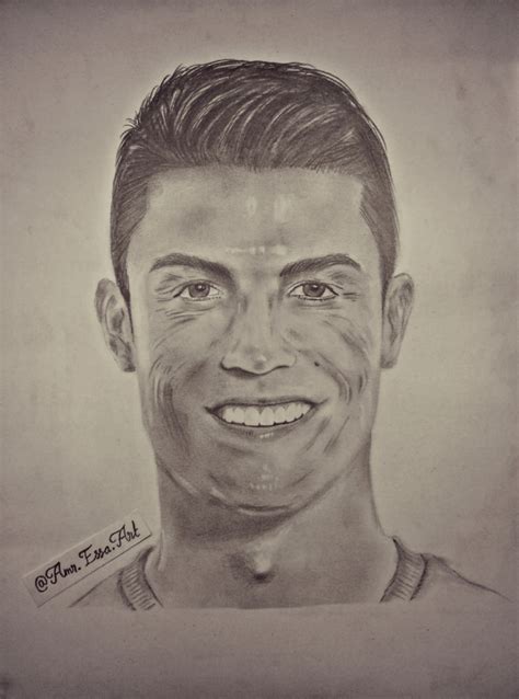 Cristiano Ronaldo Cr7 Pencil Art Drawing Portrait Check These