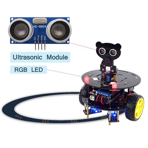 Adeept 3wd Bluetooth Smart Robot Car Kit For Arduino Uno R3 Stem