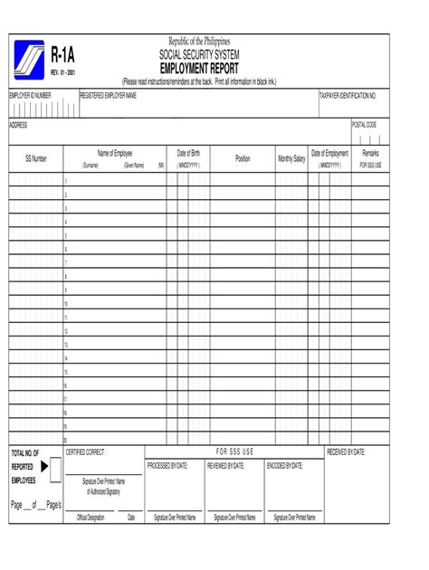 Sss Downloadable Forms R 1a 2019 – cptcode.se
