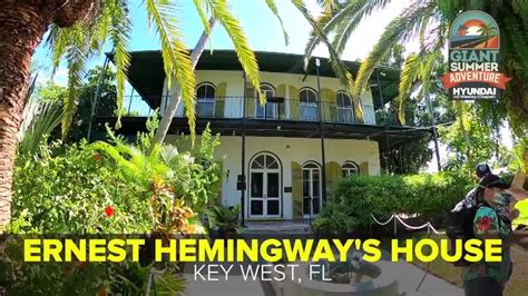 Ernest Hemingway S House In Key West Giant Summer Adventure Youtube