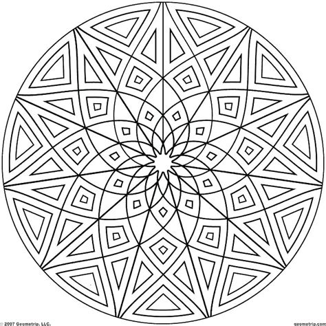 Simple and complex shapes, 3d, celtic designs, stars, and pattern coloring sheets for color with fuzzy! Symmetry Coloring Pages at GetColorings.com | Free ...