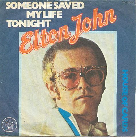 Elton John Someone Saved My Life Tonight Hitparadech