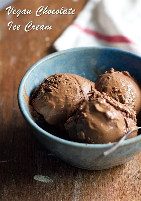 Vegan Chocolate Ice Cream Recipe Dairy Free Creamy