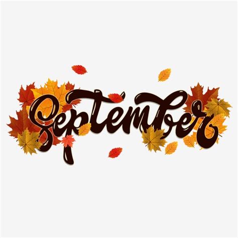 September Month Clipart Fall Clip Art Autumn Clip Art Autumn Leaf Color