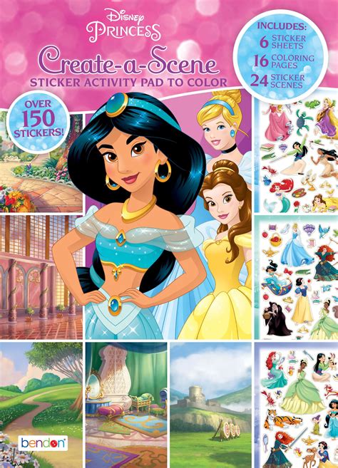 Disney Princess Create A Scene Sticker Activity Book