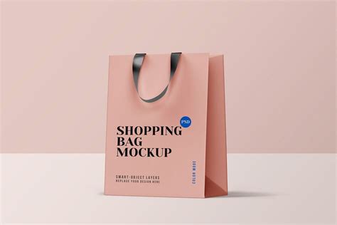 Download Shopping Bag Mockup Set in 2020 | Bag mockup, Simple ...