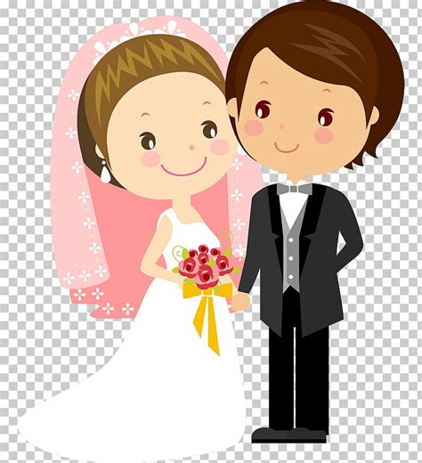 Cartoon Bride And Groom Png Clip Art Library