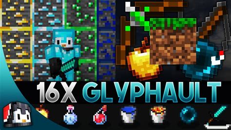 Glyphault 16x Mcpe Defaultpvp Texture Pack Fps Friendly Youtube