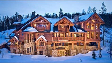 Stunning Winter House Cabin Mansion Vacation Home