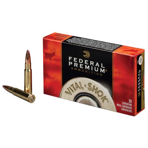 Federal Premium Vital Shok Ammunition 7mm Remington Magnum 140 Grain