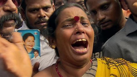 India Jayalalitha Death Masses Mourn Iron Lady Bbc News