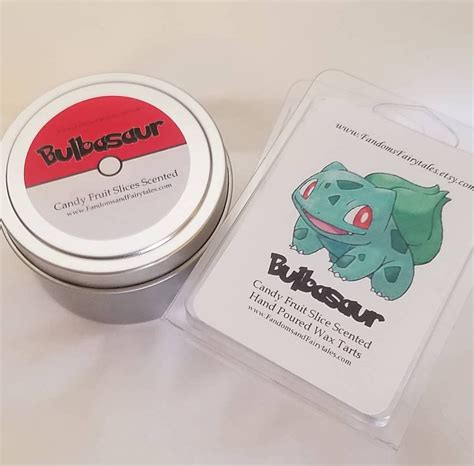 Poke Inspired Wax Melts Or Candle Pokemon Inspired Candle Etsy