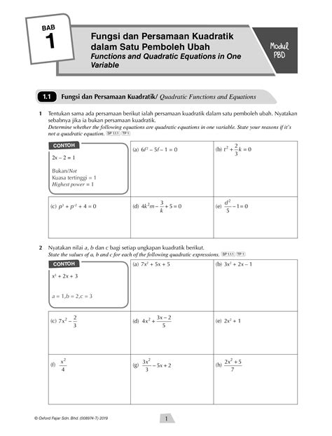 Latihan Matematik Tingkatan 4 Bab 1 Kssm Matematik Tingkatan 4 Bab 1